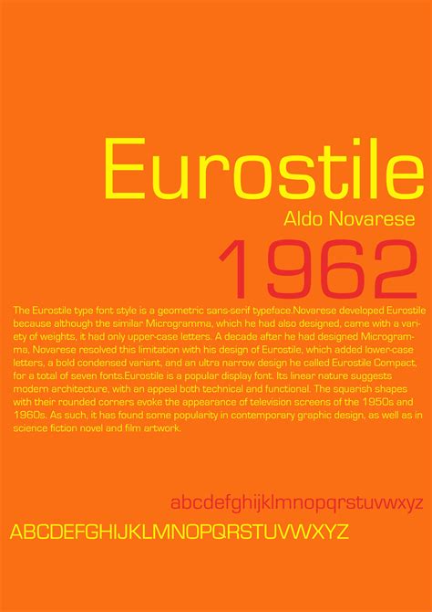 eurostile font that works for web design